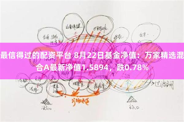 最信得过的配资平台 8月22日基金净值：万家精选混合A最新净值1.5894，跌0.78%